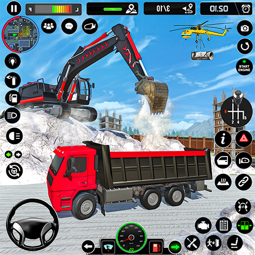 Excavator Simulator Crane Game  Icon