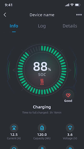 Android application TB Battery screenshort