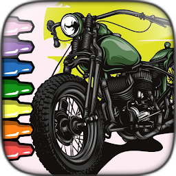 Icon image MotorBike Coloring Page