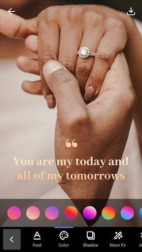 Screenshot of Add Text on Photo - Text Art