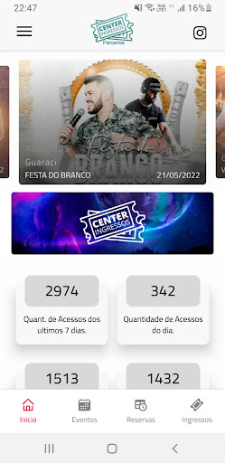 Center Ingressos Parceiros Screen 2