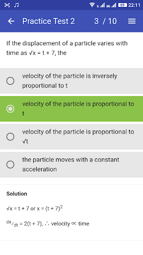 NEET 2021 - 2022 PHYSICS PRACT