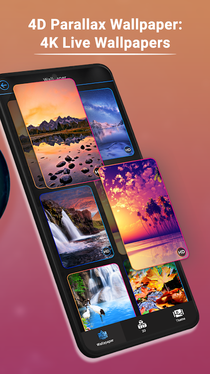 AI Live Wallpaper 4K - 3D/4D MOD APK 01