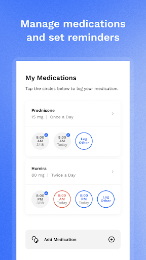 Screenshot of Wave Health: Symptom Tracker