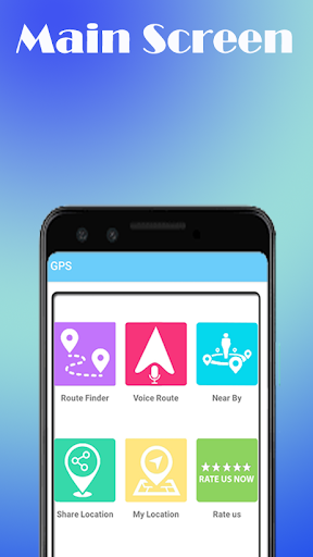 Android application Route Finder & Maps Navigation screenshort