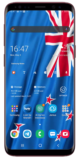 NewZealand Flag Live Wallpaper