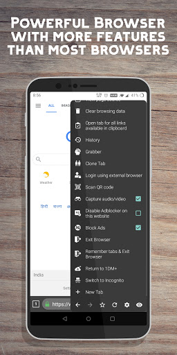 1DM Lite: Browser & Downloader Screen 2