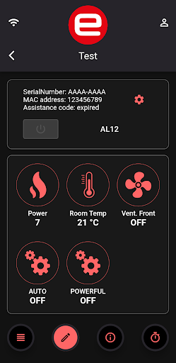 EOSS WIFI Screen 2