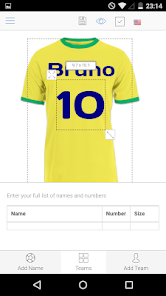 Screenshot 4 Diseñador de Camisetas Fútbol android