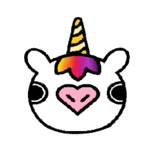 Jumping unicorn logo