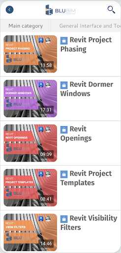 Blu Bim -Learn Revit Tutorials Screen 3