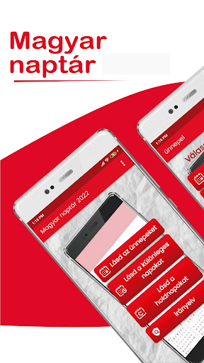 Android application Magyar naptár 2024 screenshort