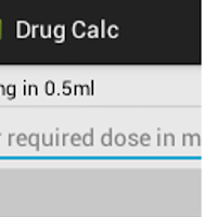 Simple Drug Dosage Calculator