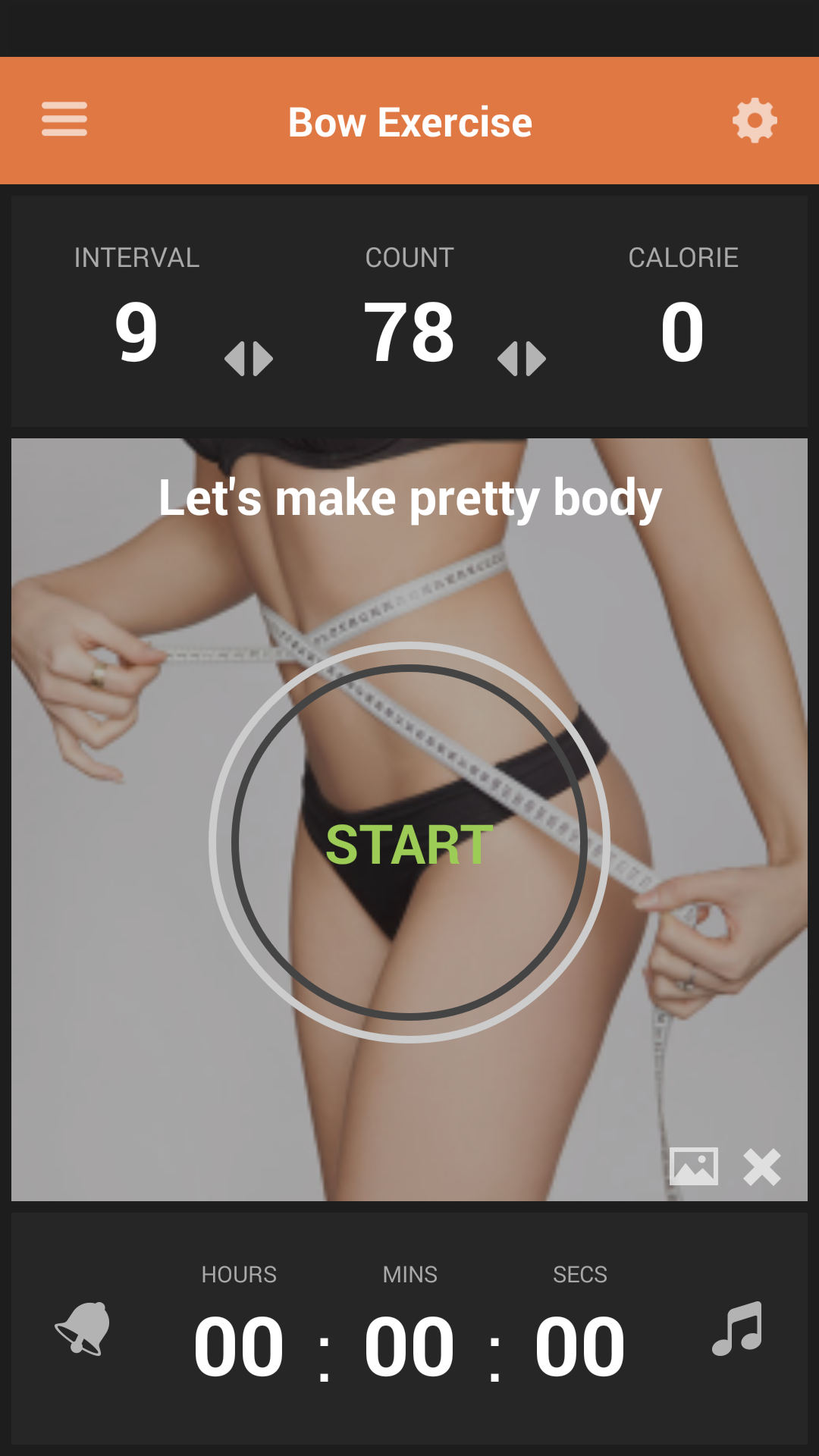 Android application Daily 108 Bows Diet screenshort