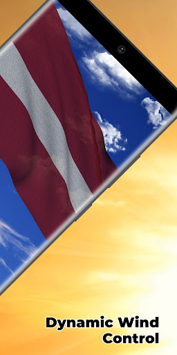 Latvia Flag Live Wallpaper Screen 2