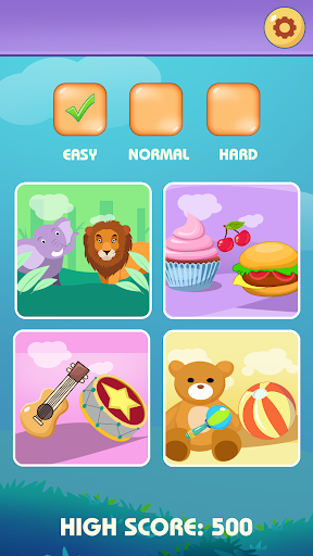 Android application Match Games for Kids 4 in 1 screenshort