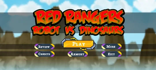 Red Ranger Robot V/S Dinosaurs