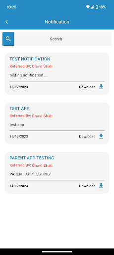 App screenshot