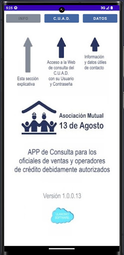 Android application Agosto 13 consultas screenshort