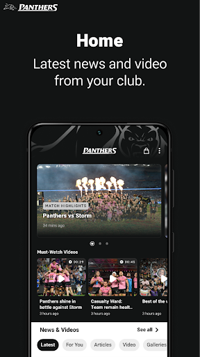 Screenshot of Penrith Panthers