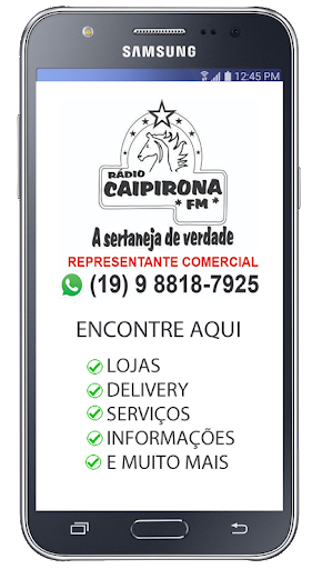 Android application Guia Caipirona FM screenshort