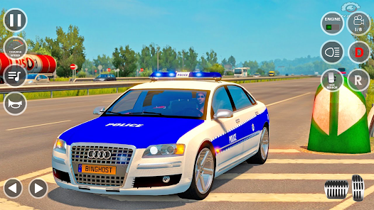 Police Parking Police Car Game  screenshots 16