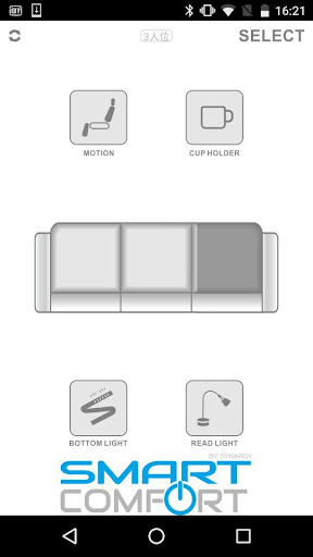 Android application Smart Comfort by SYNARGY screenshort