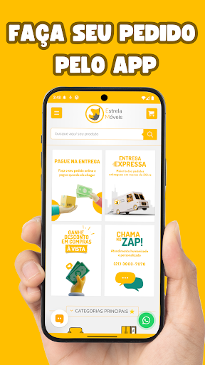 Android application Estrela Móveis screenshort