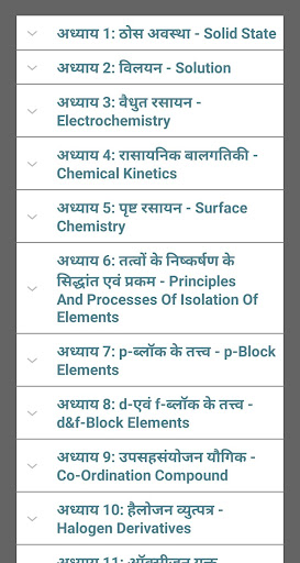 12th Chemistry Notes - Hindi Screen 2