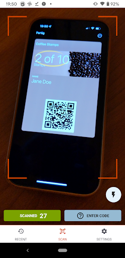 Android application Passcreator Smart Scan screenshort