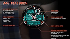 A47 Watch face for Moto 360のおすすめ画像1