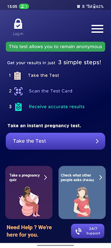 PregaFaith - Pregnancy Test Screen 2