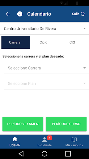 Android application MiUdelar screenshort