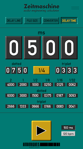 Android application Zeitmaschine screenshort