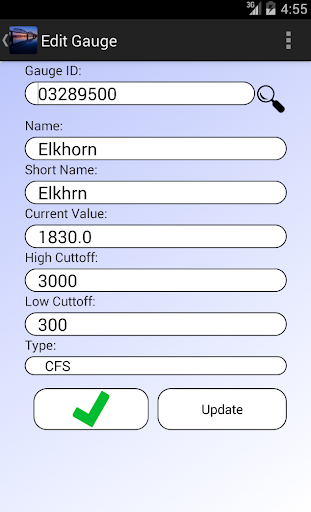Kayak Water Widget Screen 3