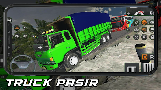 Android application Mod Bussid Truck Pasir screenshort