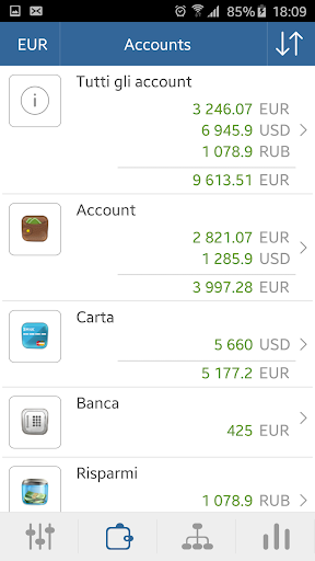Anteprima dell'app