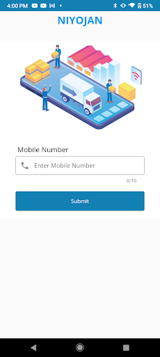 Android application Niyojan screenshort