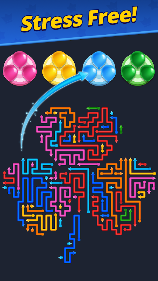 #3. Dart Away: Balloon Pop Puzzle (Android) 由: DoubleUGames