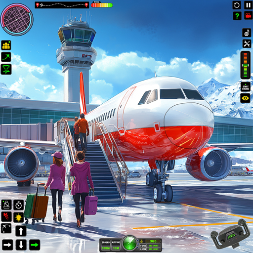 Airbus Simulator Airplane Game logo