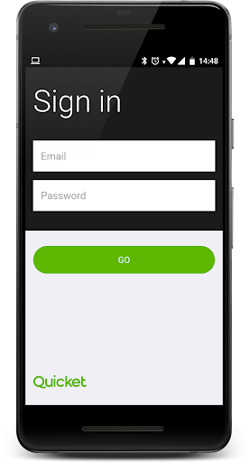 Android application Quicket Go screenshort