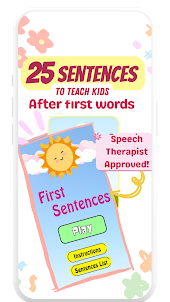 First Sentence:Speech Therapy