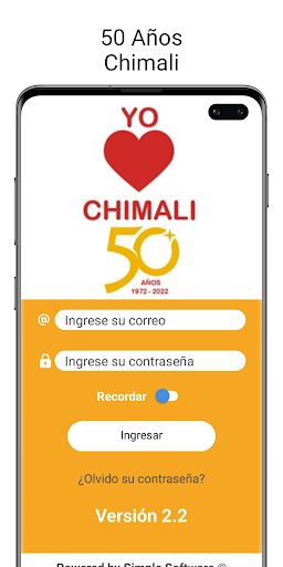 Android application Chimali screenshort