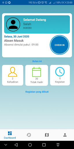 G-Absen, Presensi Kabupaten So Screen 2
