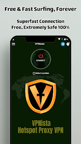 VPNista: Hotspot Proxy VPN 1.2 APK + Mod (Free purchase) for Android