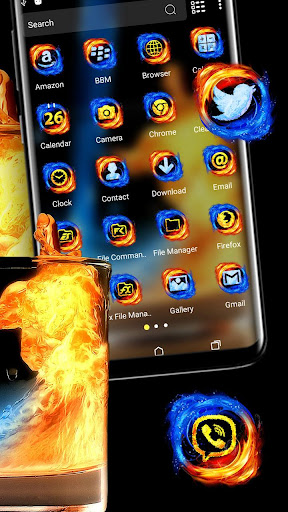 Fire & Ice Theme Launcher Screen 2