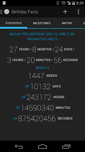 Android application Age Calculator screenshort
