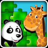 Kids Puzzle Games Animals Free icon