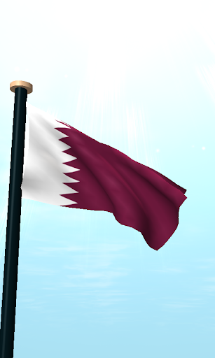 Qatar Flag 3D Free Wallpaper Screenshot 2 - AppWisp.com