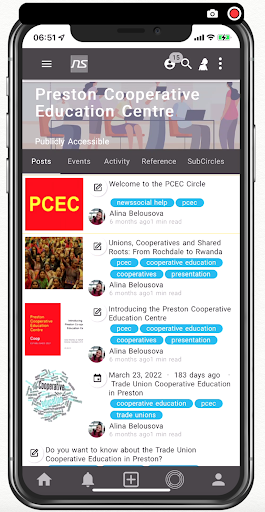Android application PCEC screenshort